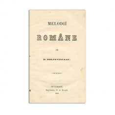 Dimitrie Bolintineanu, Melodii române, 1858