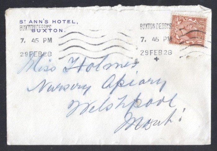 Great Britain 1928 Postal History Rare King George Cover D.440