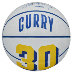 Mingi de baschet Wilson NBA Player Icon Stephen Curry Mini Ball WZ4007401XB alb