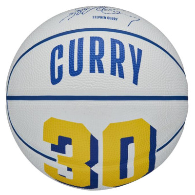 Mingi de baschet Wilson NBA Player Icon Stephen Curry Mini Ball WZ4007401XB alb foto