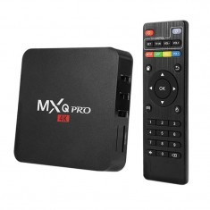 Smart TV Box MXQ PRO 4K, 1 GB RAM, 8 GB, 4 x USB, telecomanda inclusa foto