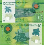 NICARAGUA 10 cordobas 2022 polymer UNC!!!