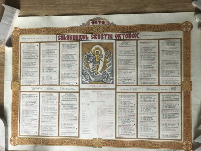 Calendar Crestin Ortodox 197