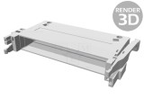 Conector carcasă tip F/H/MH DIN-Power D15