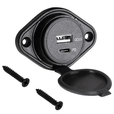 MUFA ALIMENTARE USB / TYPE C QC / PD foto