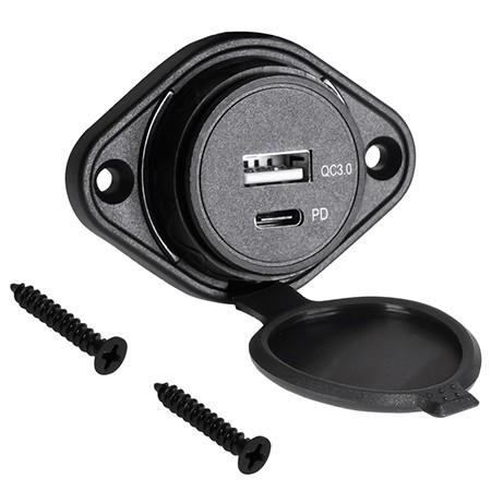 MUFA ALIMENTARE USB / TYPE C QC / PD