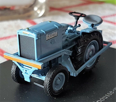 Macheta tractor Bauche Pousse Wagons - 1957 scara 1:43 foto