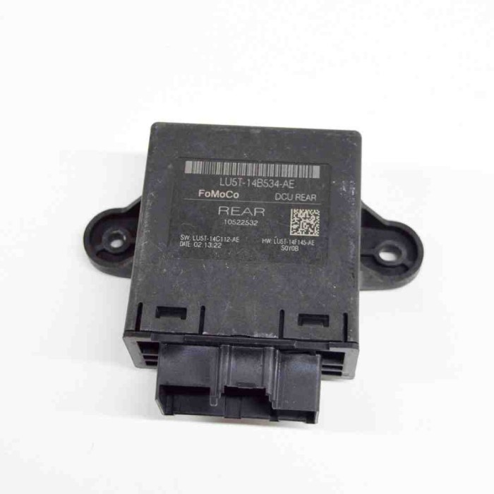 Modul de control ușă st&acirc;nga spate FORD PUMA J2K, CF7 2022 OEM: LU5T-14B534-AE,10522532,LU5T-14C112-AE,LU5T-14F145-AE 17221442