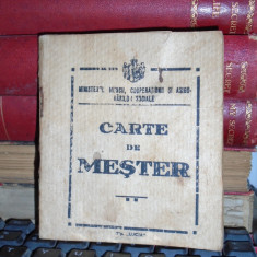 CARTE DE MESTER , PLOIESTI , 1928