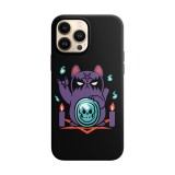 Husa compatibila cu Apple iPhone 13 model Magic cat, Silicon, TPU, Viceversa