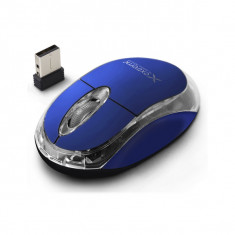 Mouse Optic Wireless - Extreme - Albastru foto