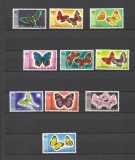 DR CONGO 1971 FAUNA INSECTE FLUTURI COTA MICHEL 65 EURO