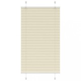 vidaXL Jaluzea plisată Crem 75x150cm Lățime țesătură 74,4 cm