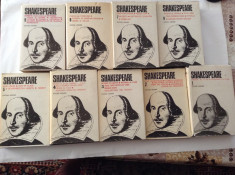 SHAKESPEARE OPERE COMPLETE 9 VOLUME ,CARTONATE CU SUPRACOPERTI--P4 foto