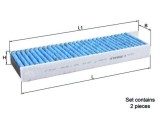 Filtru aer habitaclu Citroen Berlingo; DS DS 5, DS 7; Fiat Doblo, Scudo, Scudo Sasiu; Opel Combo; Peugeot 3008; Toyota Proace, Proace City; Vauxhall