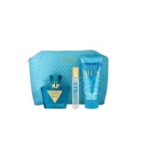 Guess Seductive Blue Set cadou pentru femei EDT 75 ml + EDT 15 ml + loțiune de corp 100 ml + trusă de toaletă