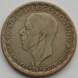 Suedia, 1 Krone 1944 Gustav V., 1907 - 1950&nbsp;