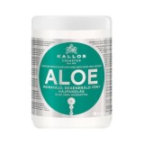Masca de par Kallos cu Aloe Vera, 1000ml, hidratare si stralucire