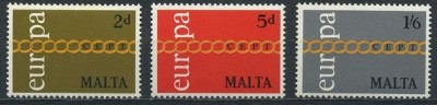 Malta 1971 - Europa-cept 3v.neuzat,perfecta stare(z) foto