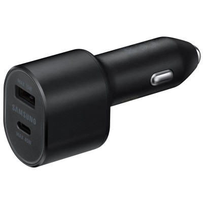 Incarcator Auto cu cablu USB Type-C Samsung Galaxy M30, EP-L5300, Fast Charging, 45W - 15W, 1 X USB - 1 x USB Type-C, Negru foto
