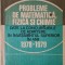 Probleme de matematica, fizica si chimie date la concursurile de admitere in invatamantul superior in anii 1978-1979