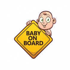 Abtibild BABY ON BOARD Cod: TAG 043 / T3 Automotive TrustedCars