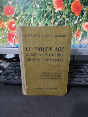 Malet &amp;amp; Isaac Le Moyen Age jusqua la Guerre de cent ans, Paris 1932 Hachette 084 foto