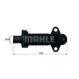 Termostat racire EGR Mahle Original TE170 BMW Seria 3 E46; Seria 5 E39, Seria E38; E65/E66 motor 2.0; 2.5; 3.0 diesel
