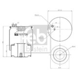 Febi Bilstein Burduf, suspensie pneumatica