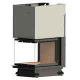 Focar de șemineu - Crystal 3D 50/60 ECO &ndash; Geam panoramic 3 suprafețe vitrate, 15 KW, randament &ge;70%