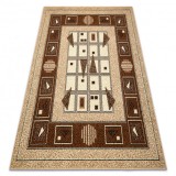 Covor BCF Morad DZETA geometric, clasic - bej, 80x150 cm