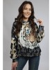 HANORAC CU GLUGA SI BUZUNAR FRONTAL JUNGLE BLUE EYE TIGER TALIE UNICA Multicolora