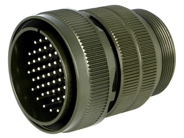 Conector circular 32mm aliaj aluminiu oliv