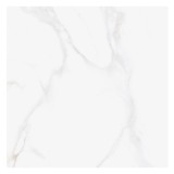 Gresie exterior / interior portelanata Calacatta, 60 x 60 cm, alba, mata, imitatie marmura