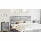 vidaXL Tăblie cap cu headboard Gri Sonoma 160 cm Lemn compozit 887526
