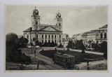 UNGARIA , DEBRETIN , MAREA BISERICA PROTESTANTA , FOTOGRAFIE TIP CARTE POSTALA , 1931