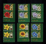 Romania 2013 Flora Ceasul Florilor Pereche serii MNH Mac Cicoare LP 1966, Nestampilat