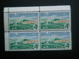 SUA BLOC DE 4 NESTAMPILAT MNH