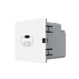 Cumpara ieftin Modul priza USB-C Livolo 45W pentru &icirc;ncarcare rapida, alb