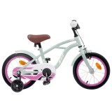 vidaXL Bicicletă pentru Copii 16 Inci pentru 4-6 ani Verde deschis 42009674