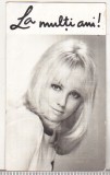 bnk cld Calendar de buzunar 1972 ACIN Mylene Demongeot