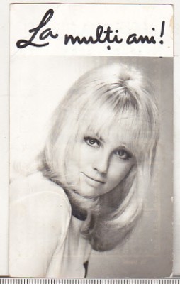 bnk cld Calendar de buzunar 1972 ACIN Mylene Demongeot foto