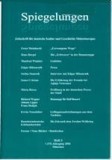 Spiegelungen : Zeitschrift f&uuml;r deutsche Kultur und Geschichte S&uuml;dosteuropas (Fortsetzungstitel von Zeitschrift \"S&uuml;dostdeutsche Vierteljahresbl&auml;tter\"