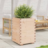 Cumpara ieftin Jardinieră de grădină, 50x50x72,5 cm, lemn masiv de pin