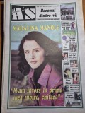 ziarul formula as 26 noiembrie - 3 decembrie 2001 - madalina manole
