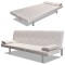 Gossi canapea extensibila 2 perne, piele artificiala, reglabil, crem