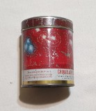 Cutie din tabla litografiata - pentru ceai negru - made in China, anii 1970