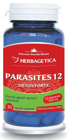 PARASITES 12 DETOX FORTE 30cps HERBAGETICA