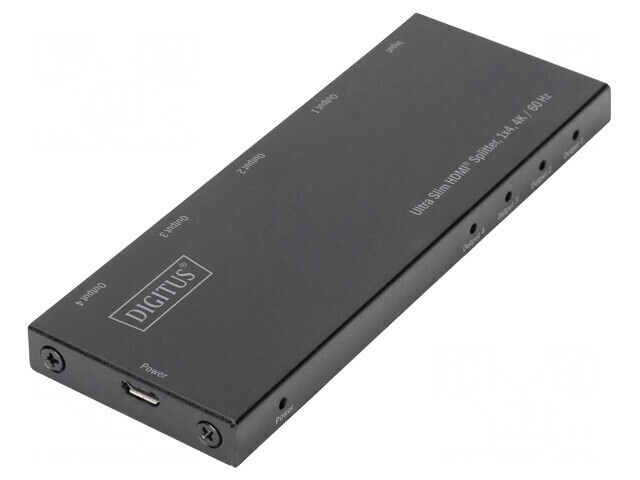Splitter HDMI 2.0 HDCP 2.2 Negru 4 Ieşiri