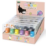 Set de 6 markere de evidentiere Mini Meow, 6 culori (6 buc/blister)